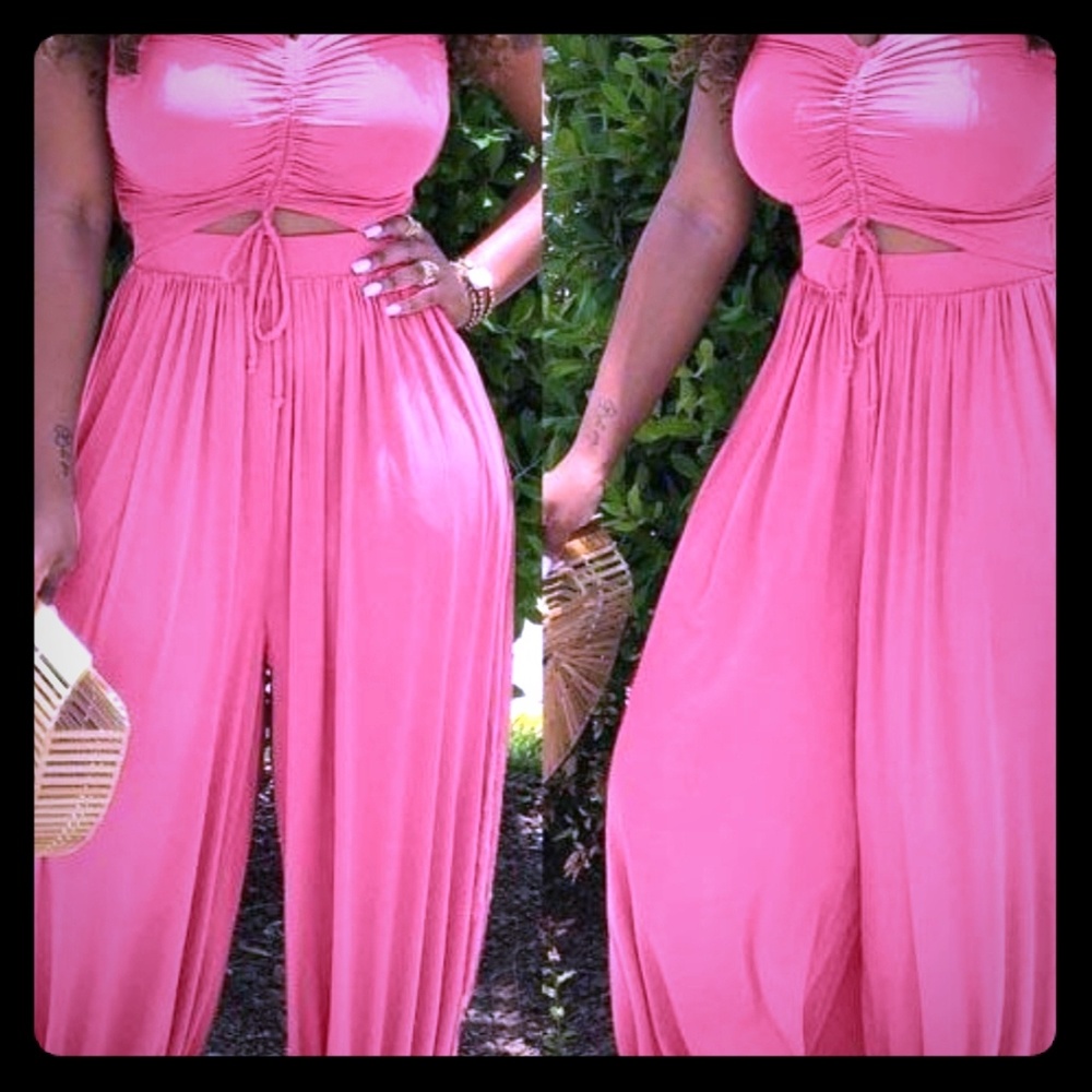 Pink jumpsuit
